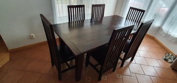 Stół i krzesła kontynentalne