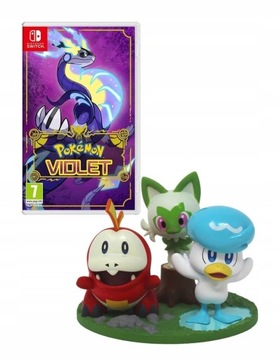 Pokemon Violet + figurka - nowe, folia, PL dystrybucja
