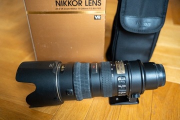 Obiektyw Nikon Nikkor 70-200 F/2.8 VR ED - koniec produkcji, komplet!