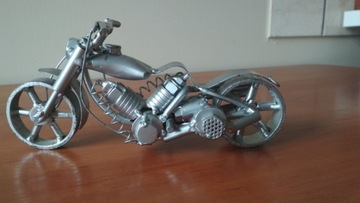 Motocykl model metalowy RĘCZNIE Spawany