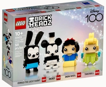 LEGO Brick Headz 40622 Disney 100. urodziny NOWE! 