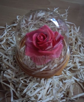 Mydełko mydło naturalne Róża w pudełku