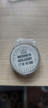 Mikrometr Okularowy śr.19 10/100 PZO