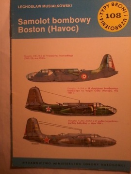 TBiU 108 Samolot bombowy BOSTON (HAVOC) 1986