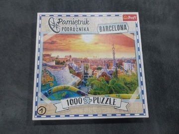 Puzzle 1000: Pamiętnik podróżnika Barcelona #1