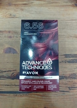 Avon farba do włosów Advance Tech. 6.56 Light Mahogany Red