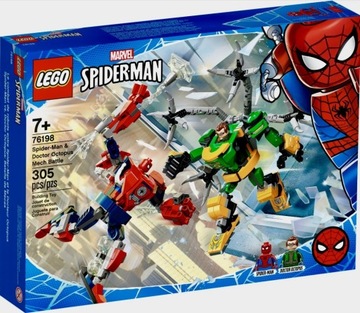 Lego 76198 Bitwa mechów Spider-Mana i Doktora