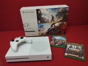 Konsola Xbox One S 1000 GB + 2 gry