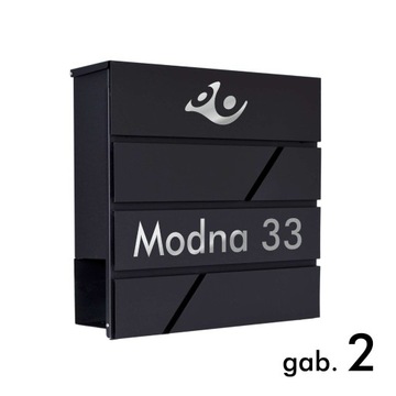 Naklejka adresowa skrzynka na listy pocztowa gab2