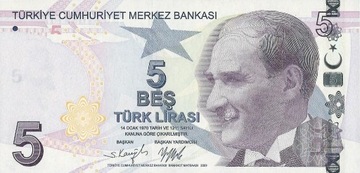 Turcja - 5 Lirasi - 2009 - P222 - St.1