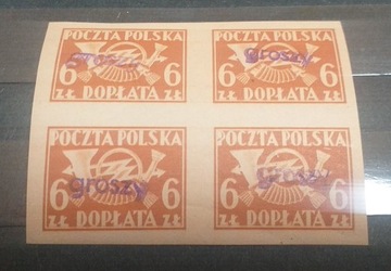 Polska Fi D 107** nadruk Groszy1946