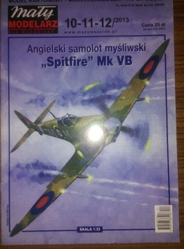 Spitfire mk.VB - MAŁY MODELARZ