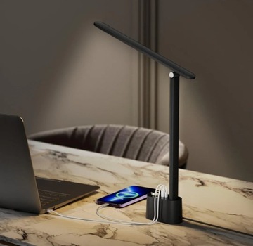 Profesjonalna lampka LED na biurko do pracy Honeywell regulacja barwy USB