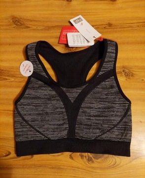 FITNESS OBUSTRONNY SPORTOWY STANIK TOP M 40 42