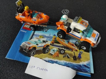 LEGO City - 60012 - Wóz terenowy i łódź nurków 