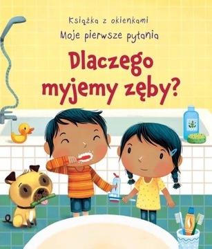 Dlaczego myjemy zęby? Książka z okienkami.