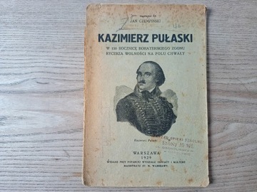 Jan Czempiński Kazimierz Pułaski Warszawa 1929