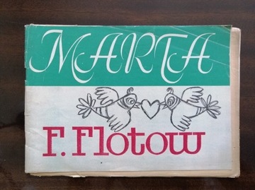 Flotow MARTA Wasilewski Libretto 1961
