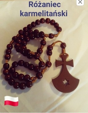 Różaniec karmelitański handmade