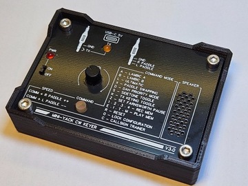 Mini-Yack elektroniczny klucz telegraficzny.