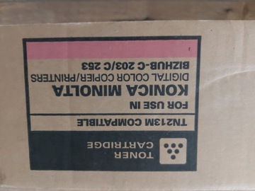 Toner nowy konica c203 c253 różowy magenta