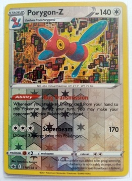 Pokemon TCG Porygon-Z 118/198 Chilling Reign