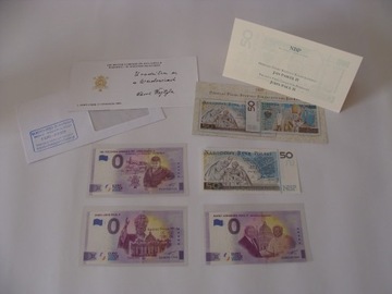 Banknoty kolekcjonerskie Jan Paweł II 50 zł 0 euro