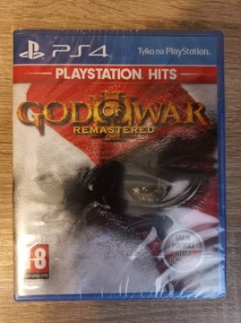 GOD OF WAR 3 III REMASTERED PS4 PL NOWA FOLIA 