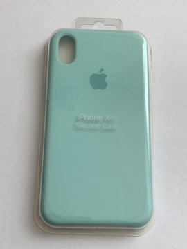 Plecki Apple silicone Case IPhone XR miętowy