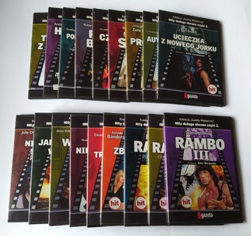 Hity Dużego Ekranu Część 2 + RAMBO I II III 18DVD