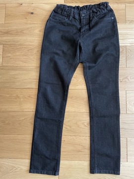 Spodnie jeans denim czarne 164cm (C&A)