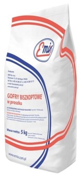 Emix Gofry biszkoptowe, produkt w postaci proszku 3 x 5 KG/TB