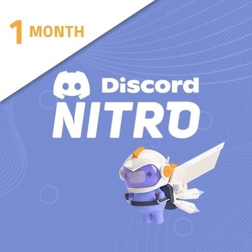 Discord NITRO 1 miesiąc GIFT NA TWOJE KONTO