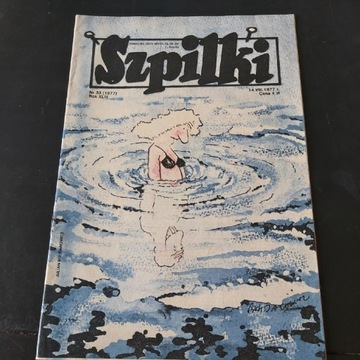 Czasopismo SZPILKI-VIII.1977r.,stara gazeta PRL