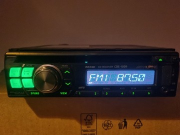 Radio samochodowe Alpine CDE 120R cd mp3 usb aux