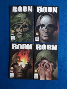 Zestaw komiksów Punisher Born 1 - 4 komplet