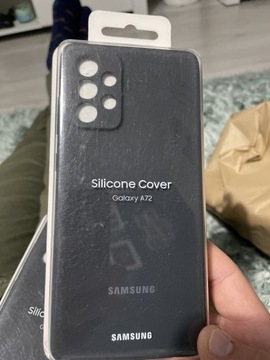 Silicone cover galaxy a72 oryginał nowe 