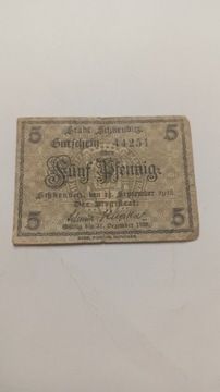 5 Pfennig 1918 rok Niemcy 