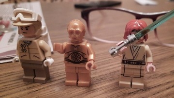 Lego sw minifigurki c3po obiwan kenobi rebel Hoth