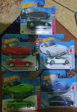 HOT WHEELS MAZDA RX7 SAVANNA kolor do wyboru