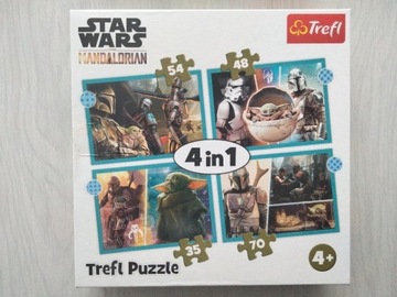 Puzzle 207 el. 4in1 Star Wars Mandaliorian Trefl