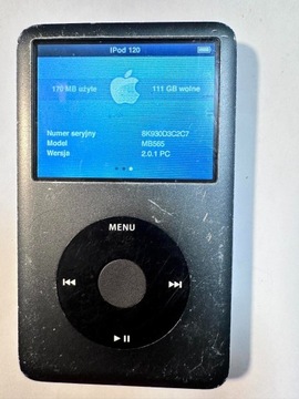 Apple iPod classic 120GB A1238 mp4 mb565 6gen pl 