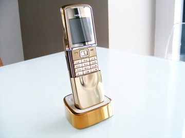 Nokia 8800 Sirocco Gold (18k złoto,ochrona rozmów)