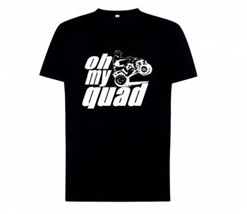 XL - "oh my quad" koszulka CZARNA quad