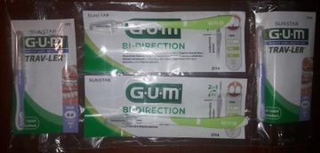 2x GUM TRAV-LER 0.6mm + 2x BI-DIRECTION 0.7mm