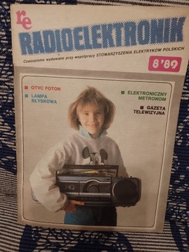 Czasopismo Radioelektronik nr 8 1989 r 