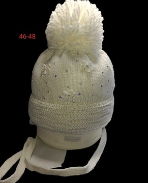 Zimowa czapka dla dziewczynki Barbaras 46-48