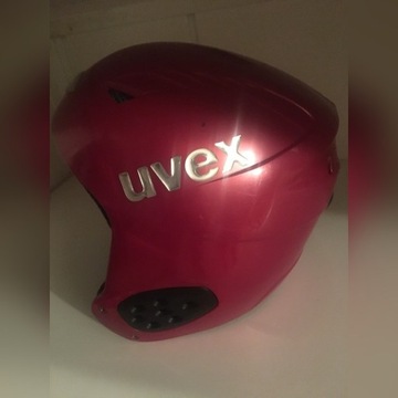 Kask narciarski UVEX, M 57-58 cm, czerwony