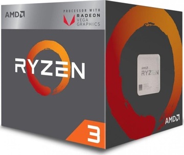 Procesor AMD Ryzen 3 3200G + chłodzenie zestaw BOX