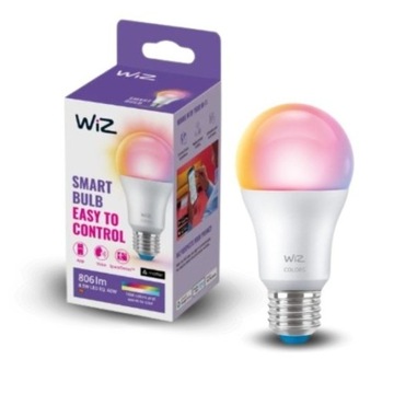 ŻARÓWKA WiZ SMART BULB WI-FI 60W A60 E27 RGB 806LM